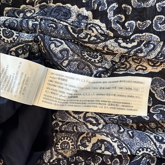 Hollister Blue Off-Shoulder Sundress Maxi - Picture 3 of 3